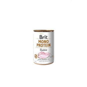 Brit Mono Protein Gluten Free Κουνελι Κονσερβα Για Σκυλους 400gr