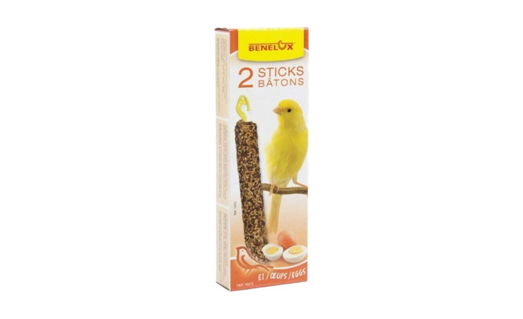 Benelux Sticks Με Αυγο και Μελι Για Κοκατια 2 Τεμάχια 55 g
