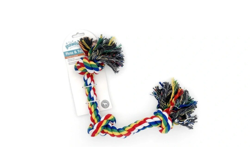 Pawise Σκοινι Με 3 Κομπους Παιχνιδι Για Σκυλους