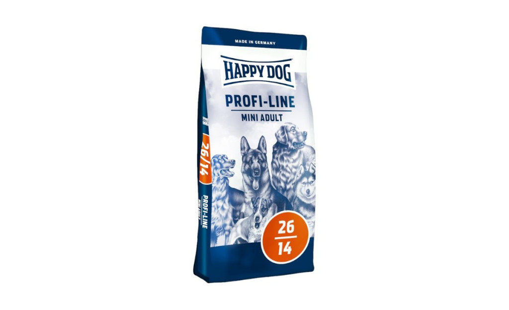 Happy Dog Mini Adult Profine Αρνί, Κοτόπουλο Σολομός Ξηρα Τροφη Για Σκυλους Χυμα