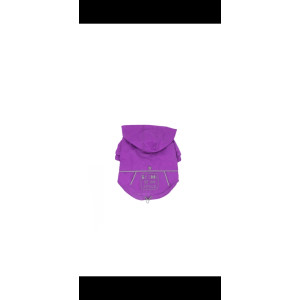 Glee Μωβ Αδιαβροχο Μπουφαν "Be Cool, Be on Style" M