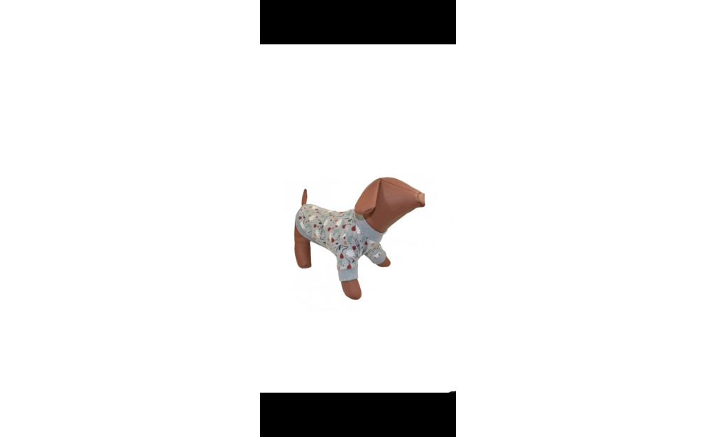 Woofmoda Γκρι Μπλουζα Με Σχεδιο Σκυλακια M