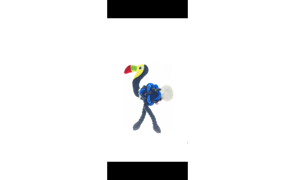 Pet Camelot Παπαγαλακι Με Πλαστικο Κομπο Παιχνιδι Για Σκυλους